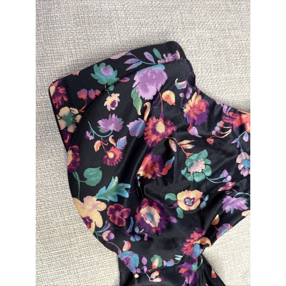 Soma 36D Satin Floral Sensuous Sides Minimizer Underwire Unlined Soft Cup Bra - Picture 4 of 7